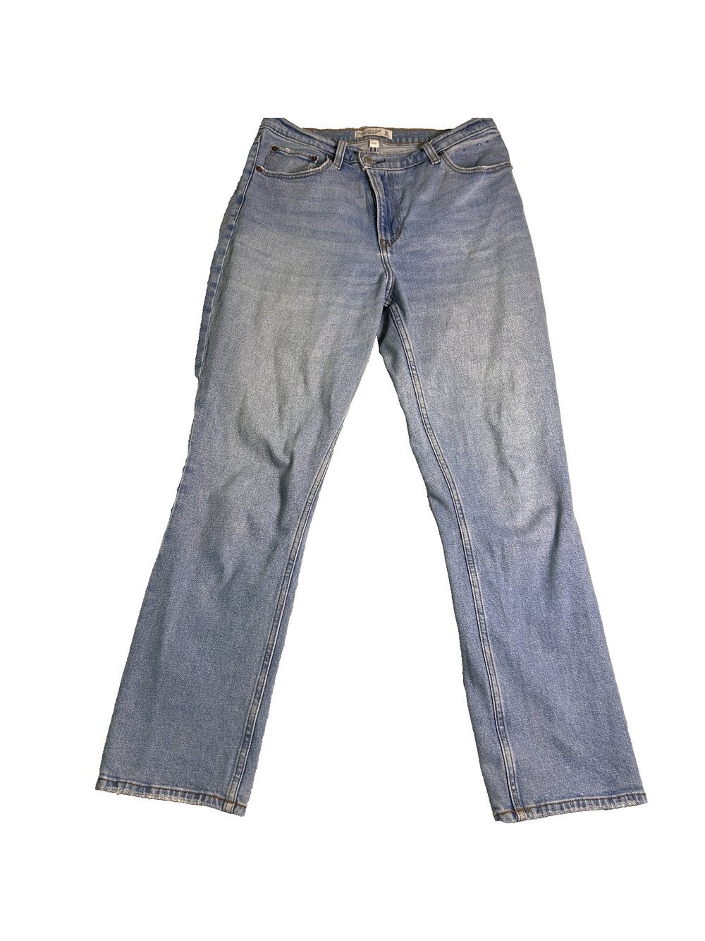Abercrombie Fitch Curve Love The 90s Slim Straight Jeans Womens 30/10 High Rise